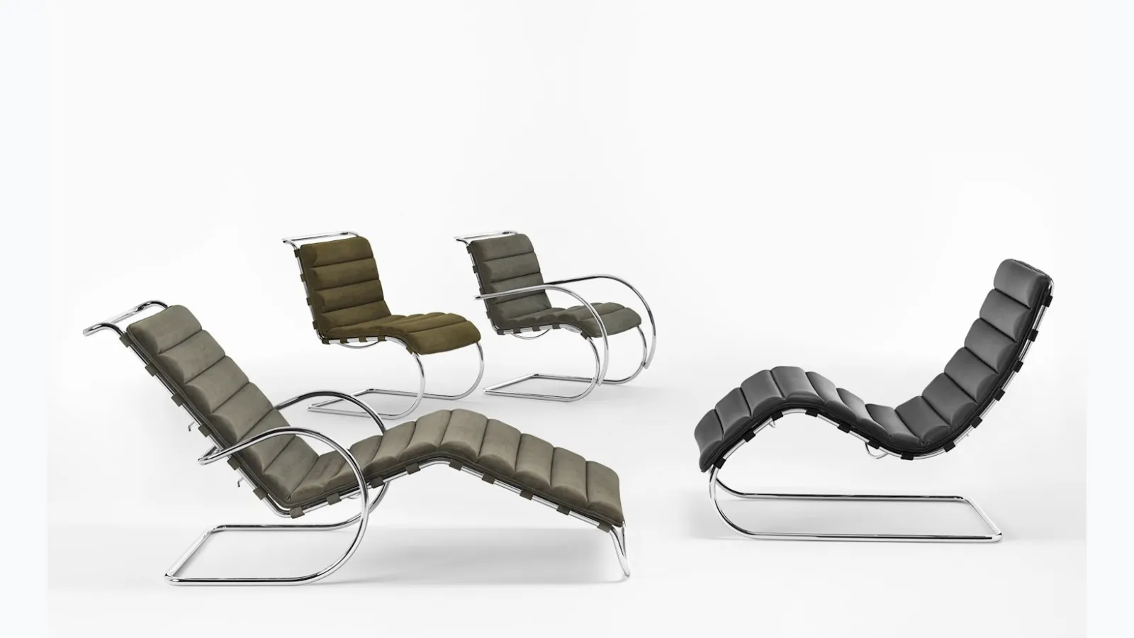 Poltroncina MR Chaise Lounge di Knoll