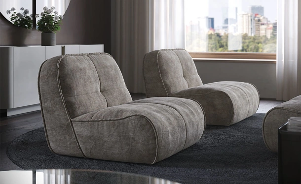 Poltrona imbottita Spencer di Cattelan Italia