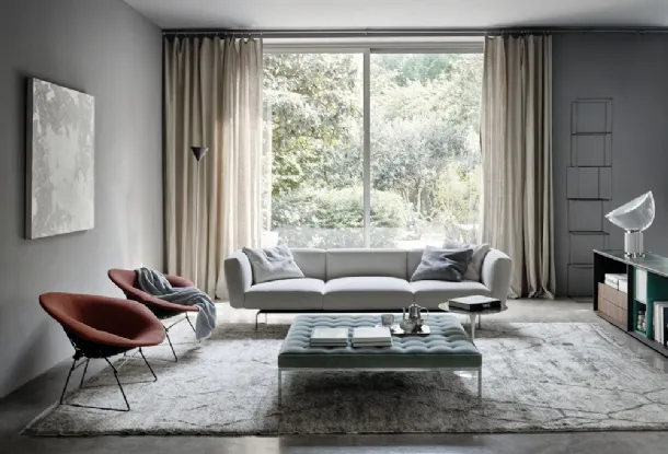 Divano in tessuto Avio Sofa System di Knoll