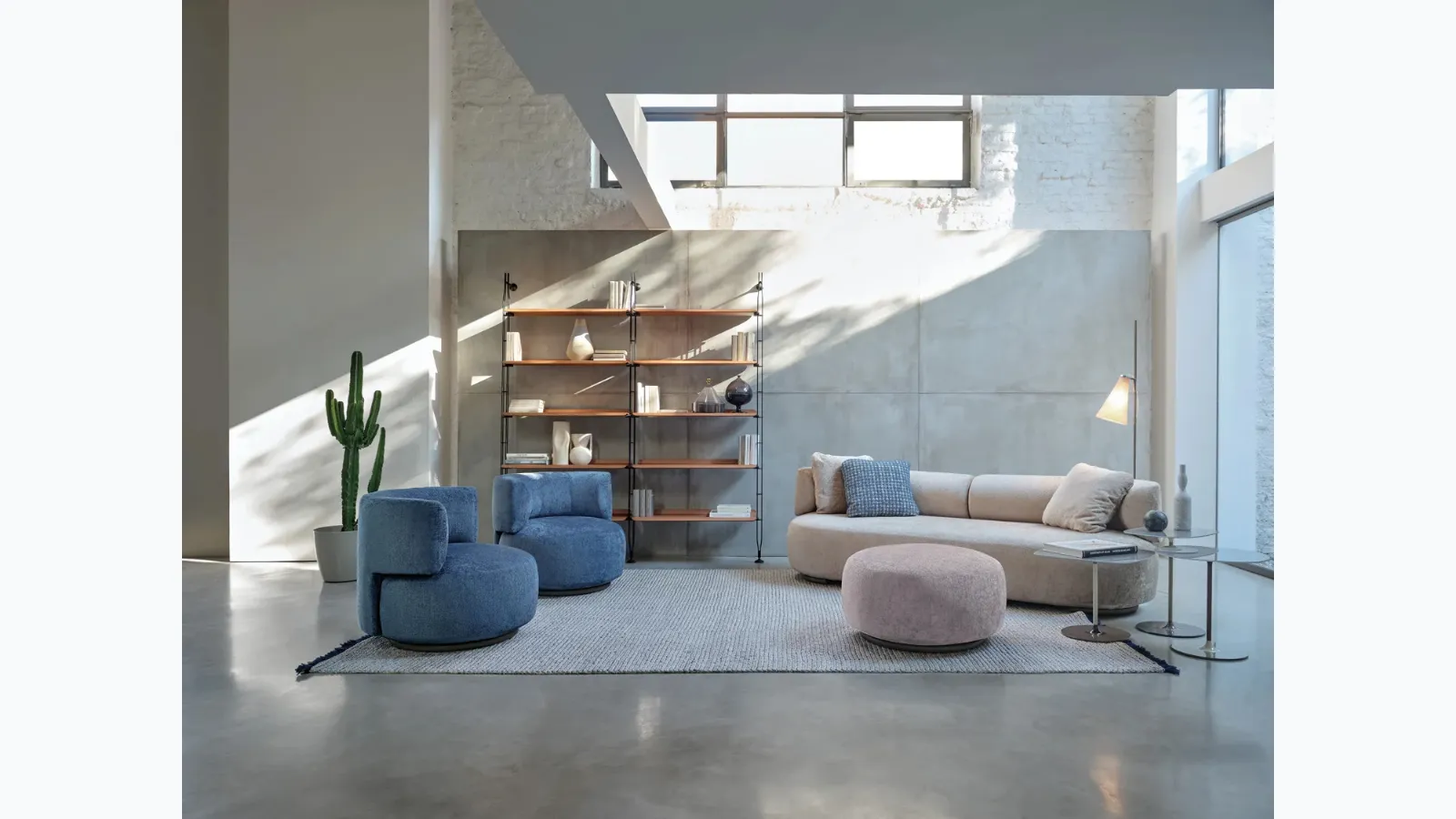 Divano lineare K-Waiting di Kartell