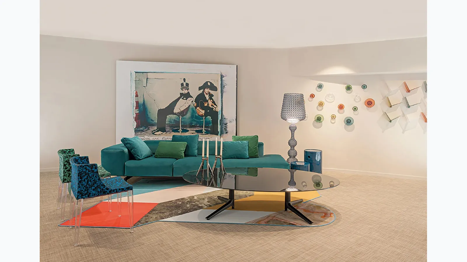 Divano Largo Ottoman di Kartell