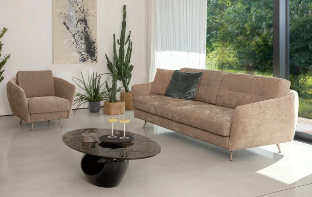 Salotto in tessuto Milo di Tonin Casa