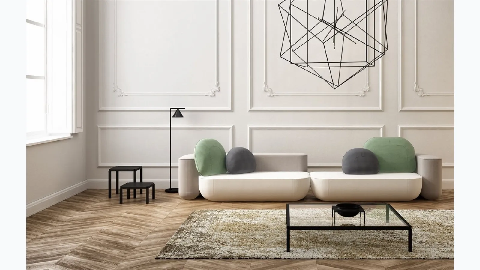 Divano Modulabile Okome Sofa di Alias