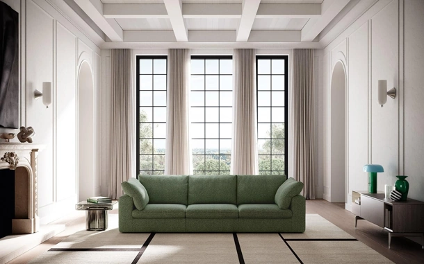 Divano lineare Superneutro di Felis