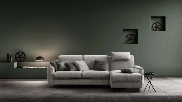 Divano Letto con penisola Titan di Samoa