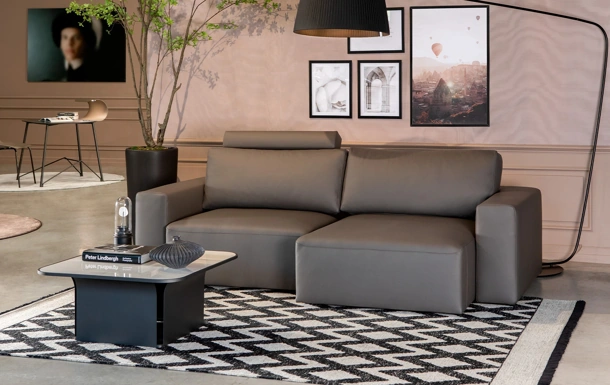 Divano lineare con sedute estraibili Moove di Tonin Casa