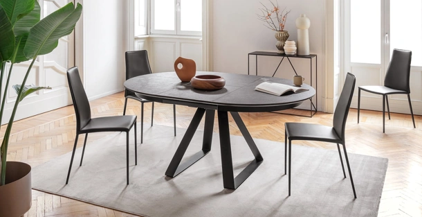 Sedia imbottita Aida di Calligaris
