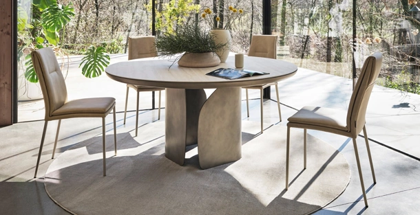 Sedia in pelle Carmen di Calligaris