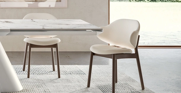 Sedia in tessuto Holly di Calligaris