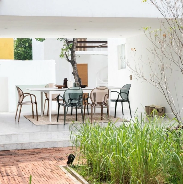 Sedia Camilla in policarbonato di Bizzotto