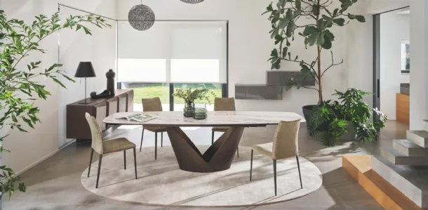 Sedia imbottita Fay di Calligaris