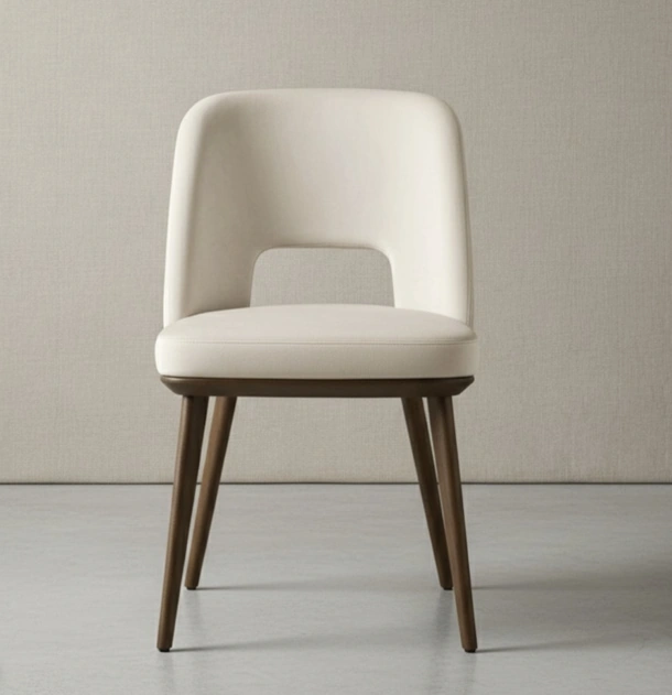 Sedia in pelle Foyer di Calligaris