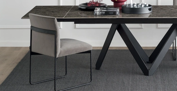 Sedia imbottita Gala di Calligaris