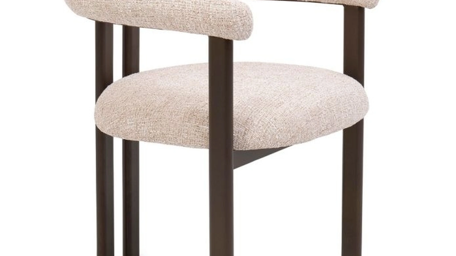 Sedia Giuditta in tessuto imbottito di Bizzotto