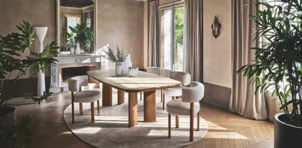 Sedia in tessuto Glen di Calligaris