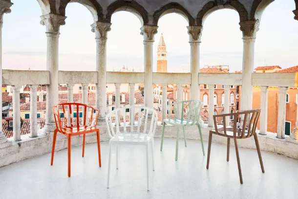 Sedia impilabile Venice di Kartell