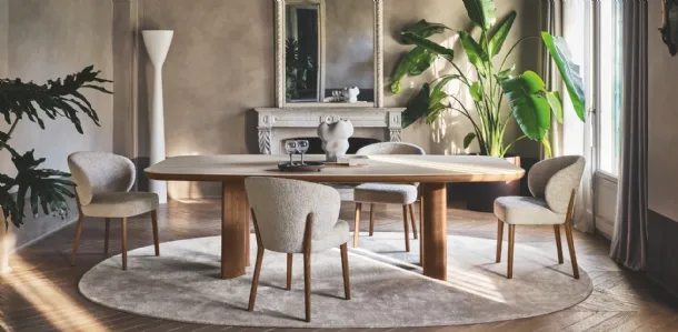 Sedia imbottita Mara di Calligaris