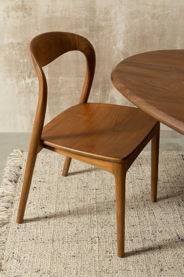 Sedia in teak Miley naturale di Bizzotto