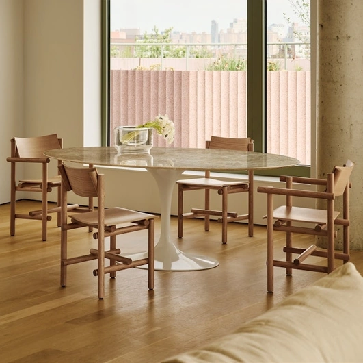 Sedia in legno Muecke Chair di Knoll