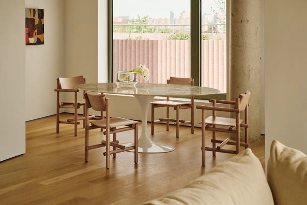 Sedia in legno Muecke Chair di Knoll