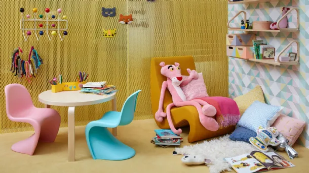 Sedia di design per bambini in polipropilene Panton Junior di Vitra