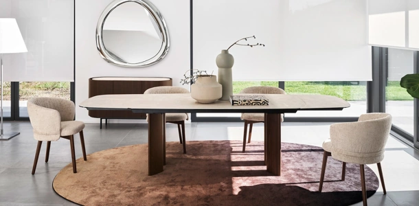 Sedia Vanilla in tessuto di Calligaris