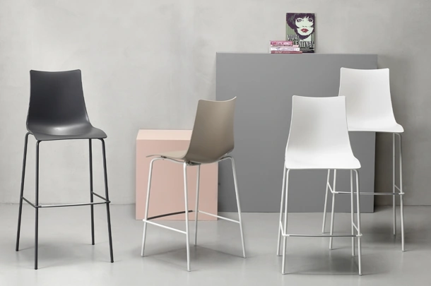 Sgabello Zebra Tecnopolimero di Scab Design