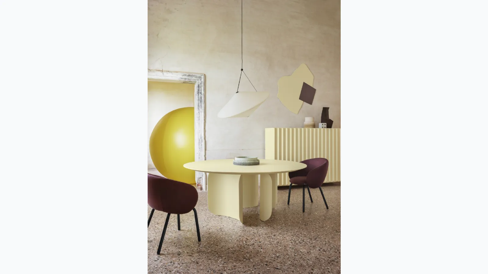 Tavolo rotondo Barry di Miniforms