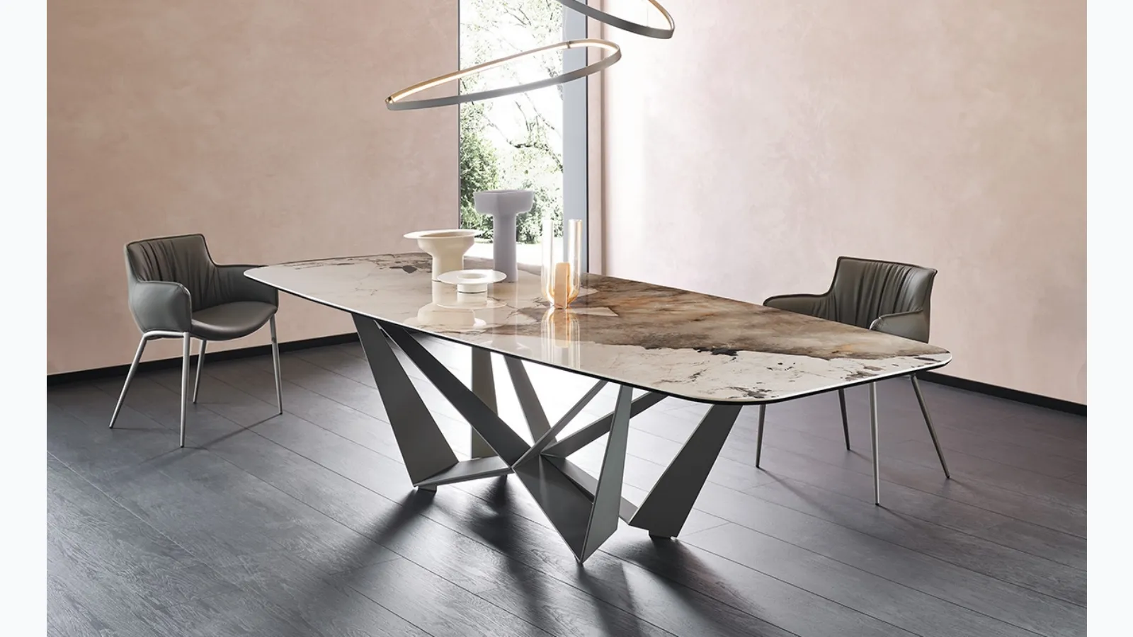 Tavolo Skorpio Keramik di Cattelan Italia