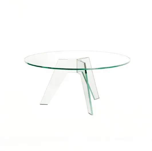 Tavolo rotondo Crystal di Glas Italia