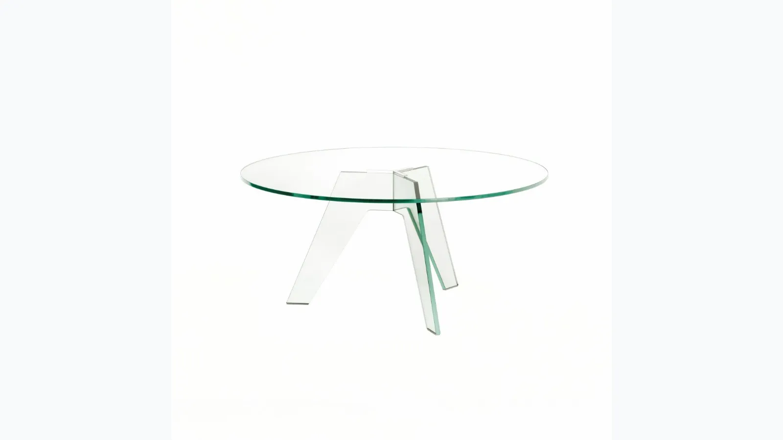 Tavolo rotondo Crystal di Glas Italia
