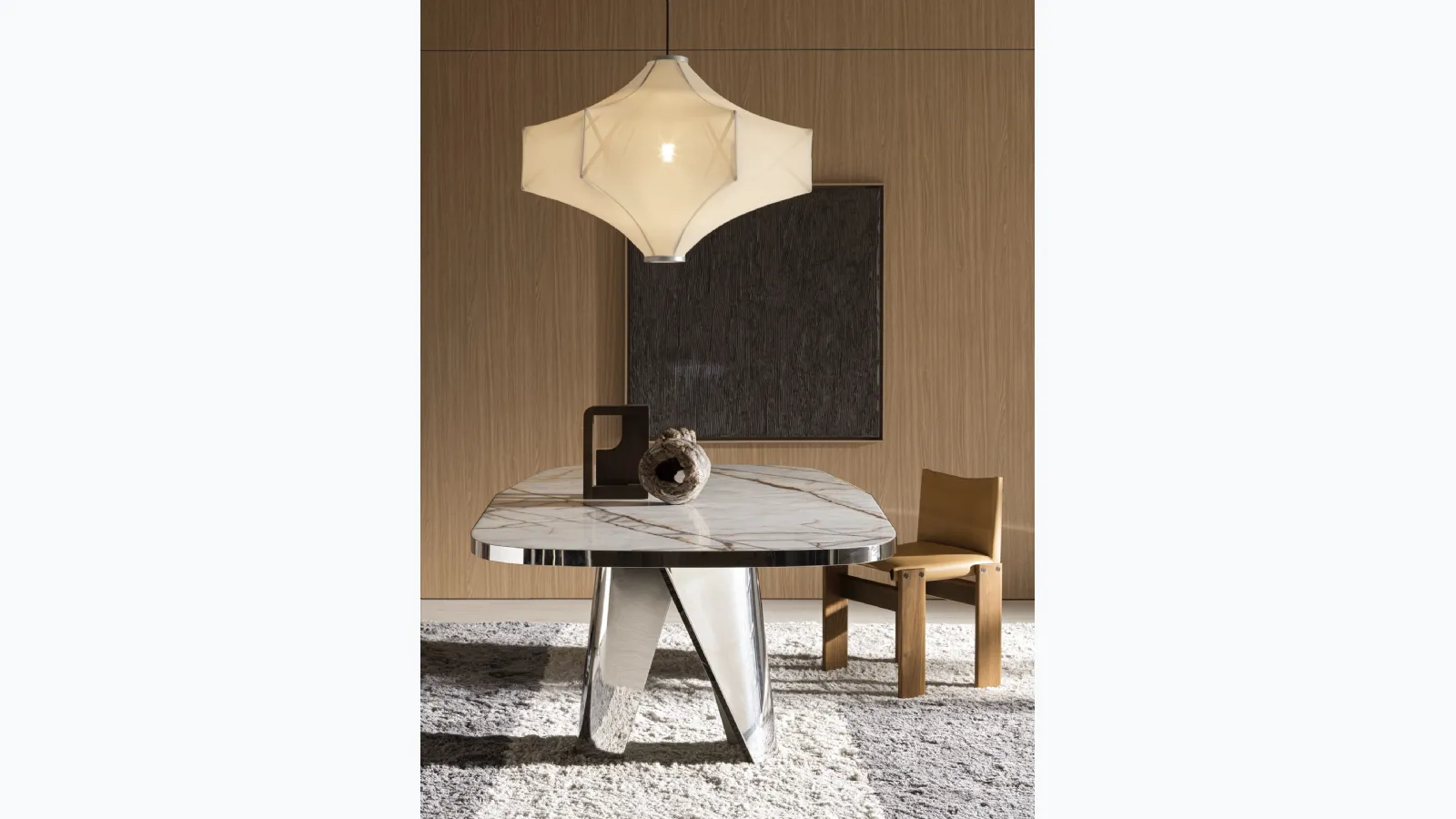 Tavolo Lise con top in marmo di Molteni & C