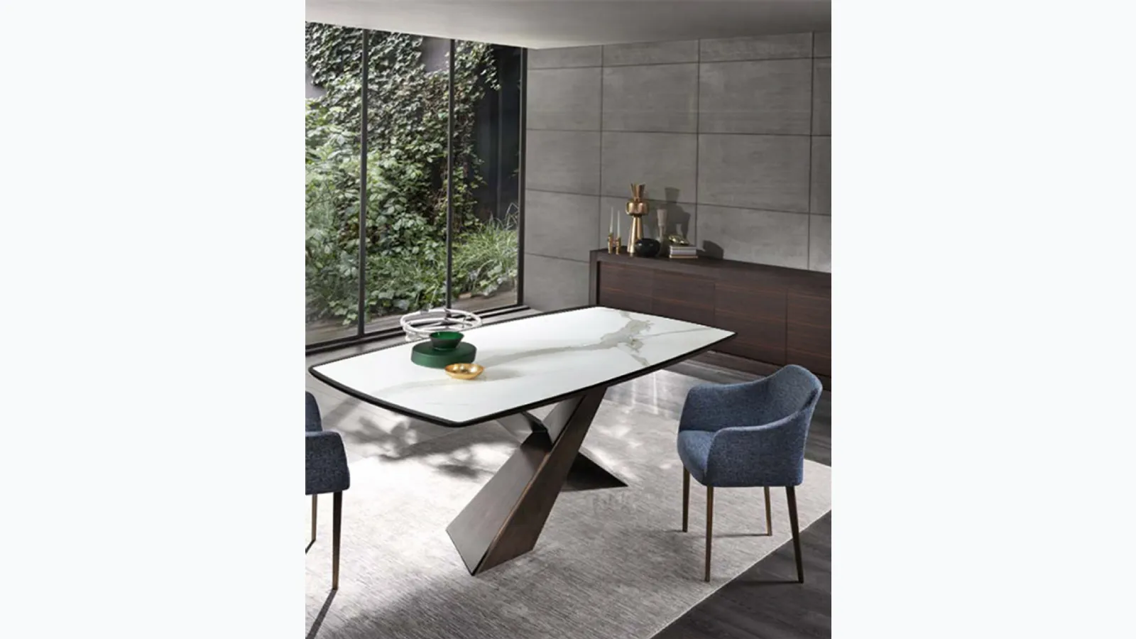 Tavolo allungabile Living Ceramica di Riflessi