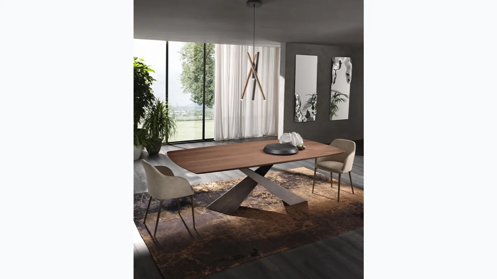 Tavolo Living Legno di Riflessi
