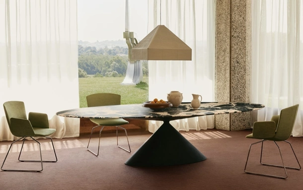 Tavolo Maxy Clay marmo di Desalto