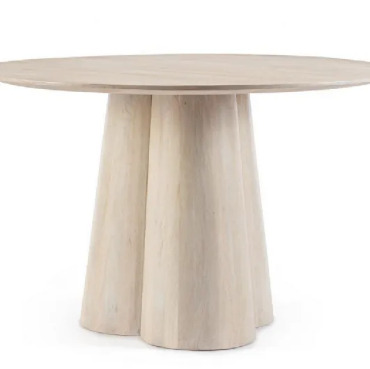 Tavolo rotondo in legno Nassor di Bizzotto