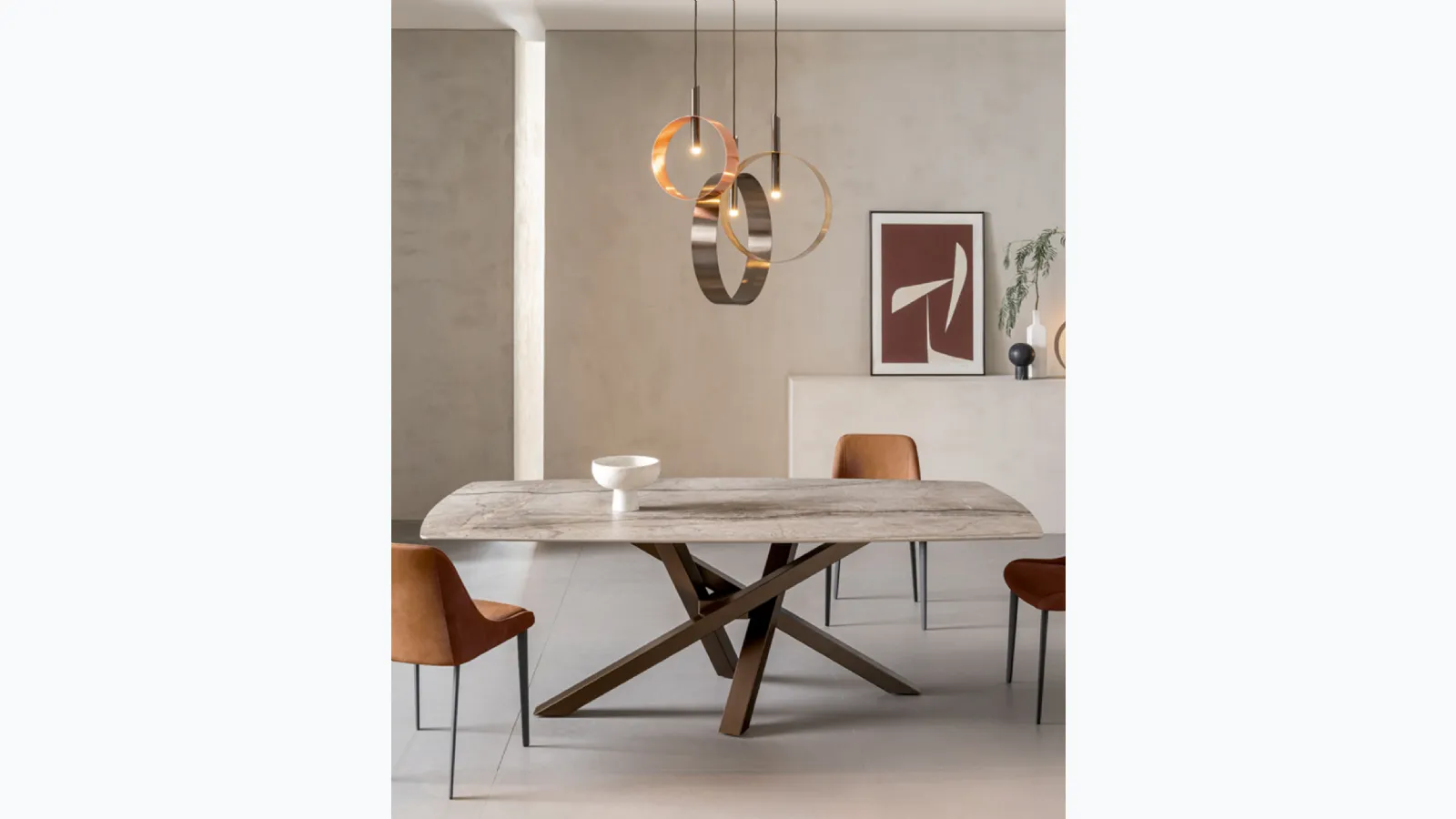 Tavolo Shangai in ceramica di Riflessi