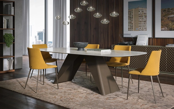 Tavolo Simposio in ceramica di Tonin Casa