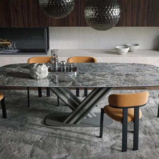 Tavolo Sipario in ceramica di Tonin Casa