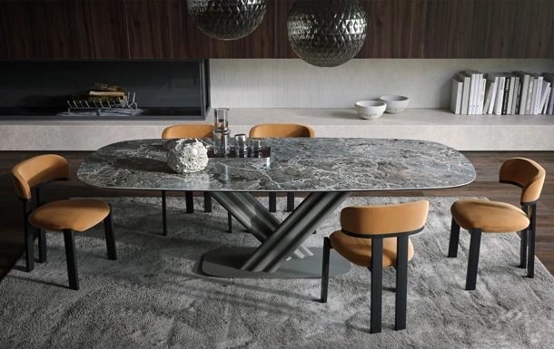 Tavolo Sipario in ceramica di Tonin Casa