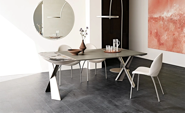 Tavolo Consolle allungabile Terminal Keramik Drive di Cattelan Italia