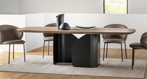 Tavolo in legno Twins di Calligaris