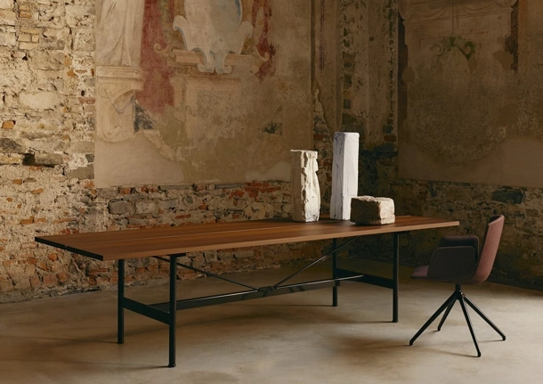 Tavolo Zinco wood di Desalto