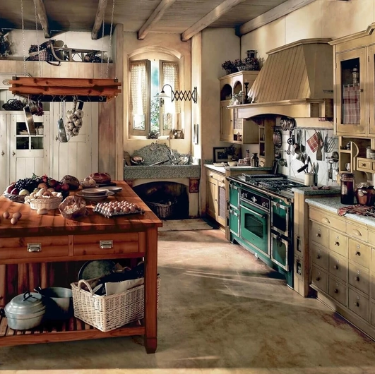 Cucina Classica con isola Incontrada di Marchi