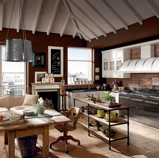 Cucina Classica angolare Kreola di Marchi