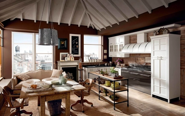 Cucina Classica angolare Kreola di Marchi
