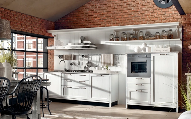 Cucina Classica lineare Kreola di Marchi