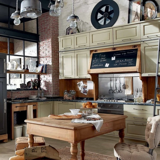 Cucina Classica angolare Nolita in legno laccato di Marchi