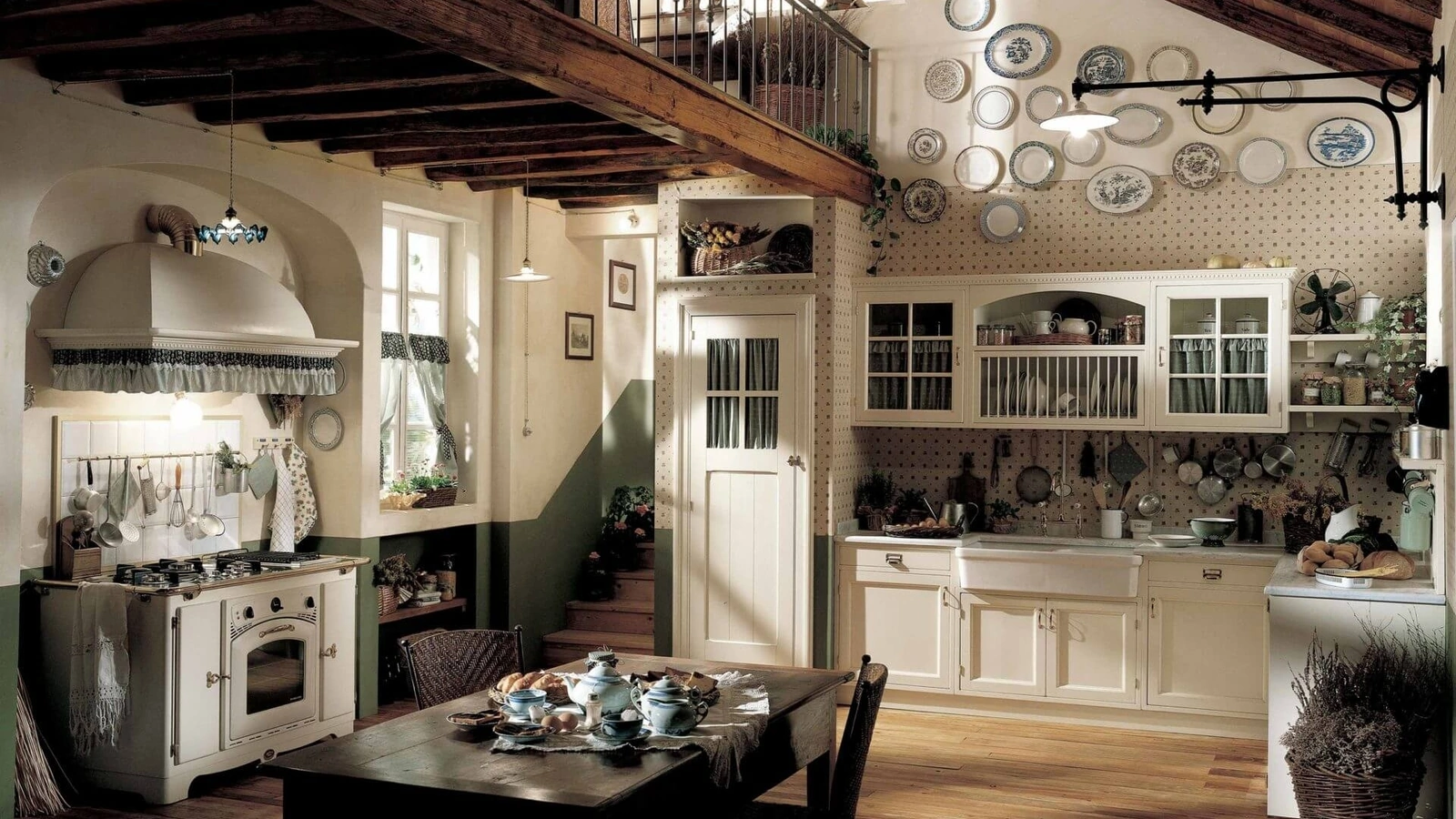 Cucina Classica Old England angolare di Marchi