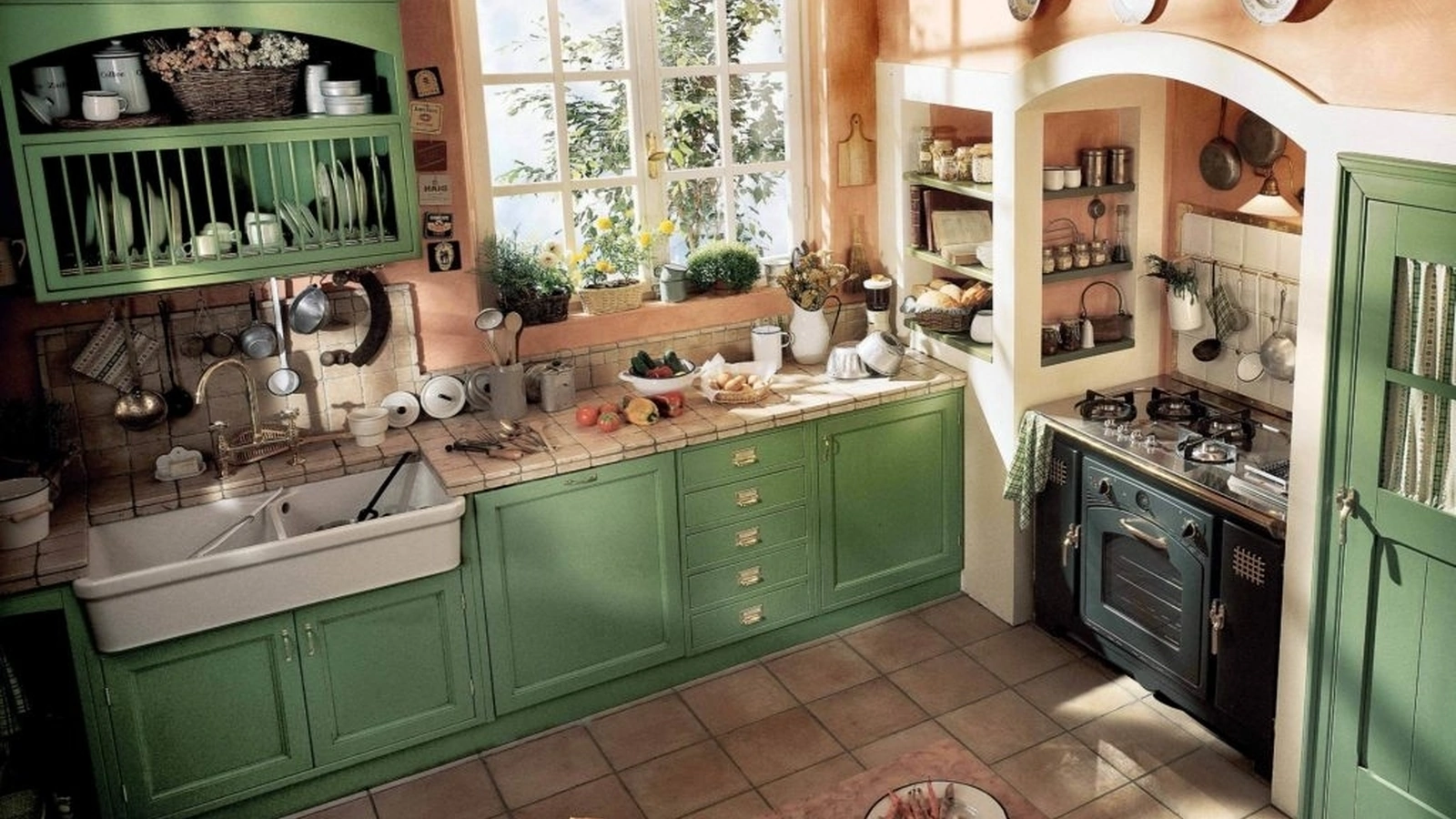 Cucina Classica Old England angolare di Marchi